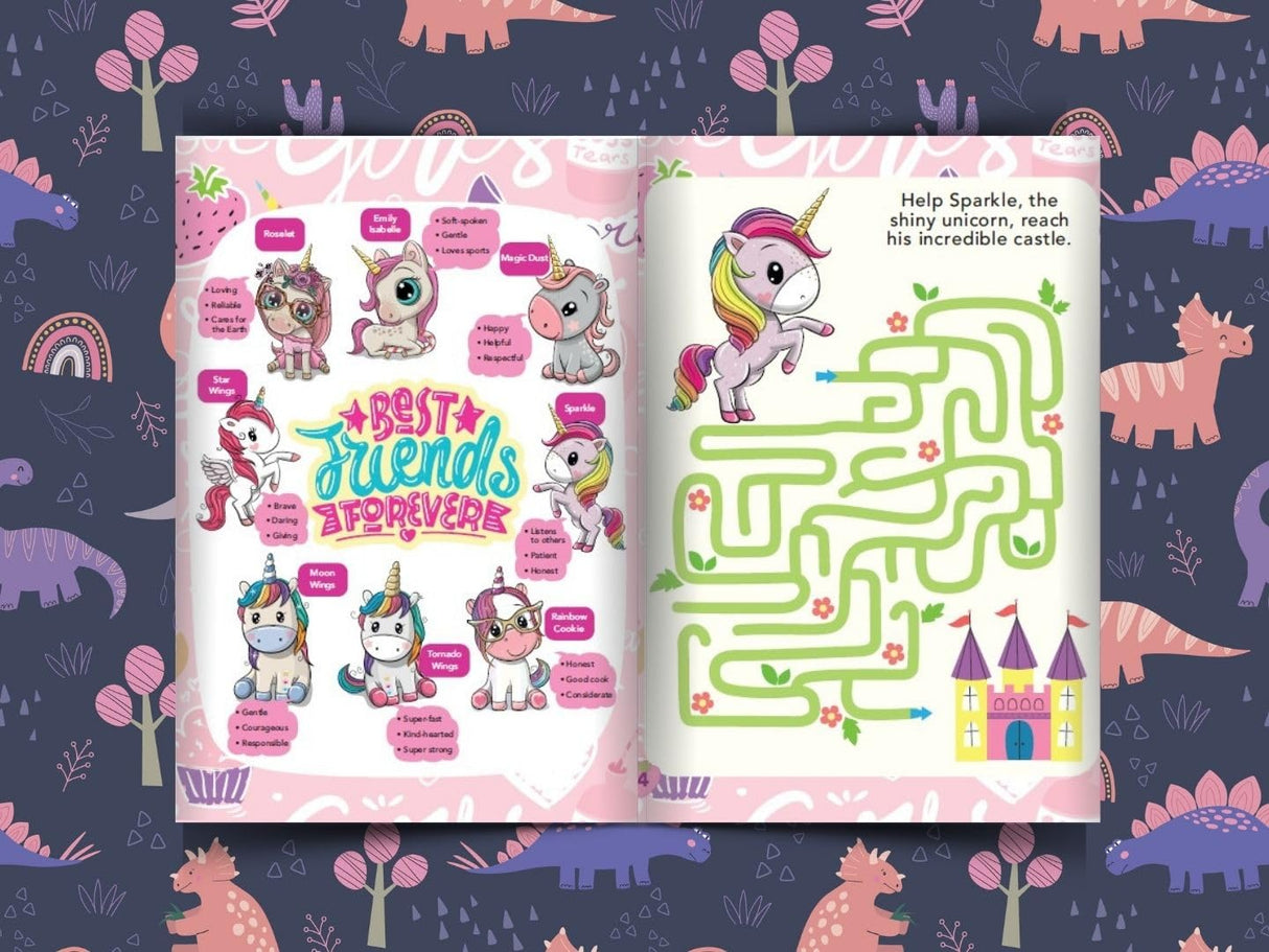 Unicorn Best Friends Forever Activity Book - Retail Maharaj