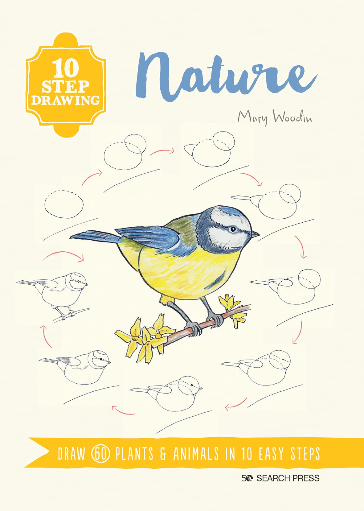 10 Step Drawing: Nature: Draw 60 Plants & Animals in 10 Easy Steps - Retail Maharaj