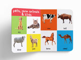 My First 100 Animals and Birds: Padded Board Book for Kids | Learn Names of Wild Animals, Farm Animals, Pets & Birds with Bright Pictures | Early Learning Book for Babies, Toddlers & Preschoolers | Ages 0–5 Years - Retail Maharaj