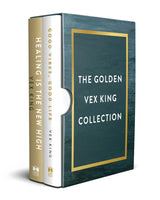 The Golden Vex King Box Set (Set of 2): Good Vibes, Good Life and Healing is the New High | Motivational Self-Help for Positivity, Confidence & Emotional Healing - Retail Maharaj