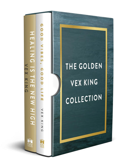 The Golden Vex King Box Set (Set of 2): Good Vibes, Good Life and Healing is the New High | Motivational Self-Help for Positivity, Confidence & Emotional Healing - Retail Maharaj