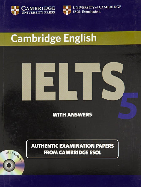 CAMB IELTS 5 : WITH ANSWER BOOK WITH 2ACDS (SOUTH ASIAN ED) - Retail Maharaj