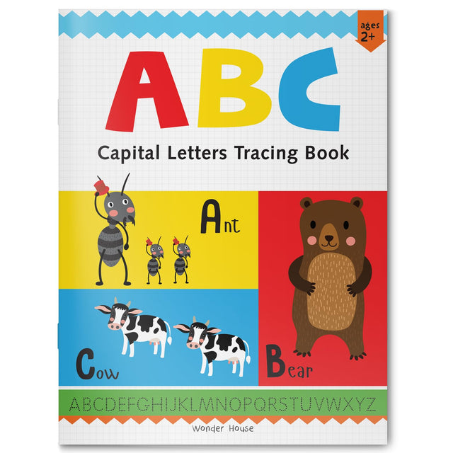 Preschool Activity Book – ABC Capital Letters Tracing for Kids: Learn to Trace and Write A to Z | 2+ Hours of Engaging Alphabet Practice | Uppercase Letter Writing Workbook for Toddlers & Preschoolers | Ages 3–6 Years - Retail Maharaj