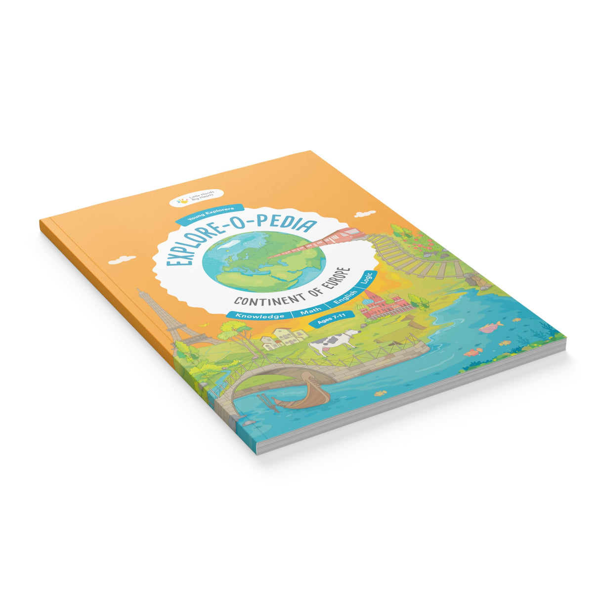 Little Hands Big Hearts Explore-O-Pedia Book 4 | Continent of Europe | Children Encyclopedia | Fun Activity Book | Encyclopedia for Children | Children's Educational Books | Age 7 - 11 Years - Retail Maharaj