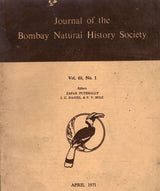 Journal Of The Bombay Natural History Society - Vol. 68, No. 1 - April 1971
