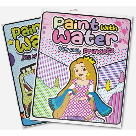Paint with Water: Play with Princess Magical paint-with-water fun for kids | Just add water to bring princess scenes to life | Ages 3–6 | Mess-Free | 1+ Hour of Creative Play - Retail Maharaj