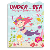 Under The Sea - Coloring and Sticker Activity Book (With 150+ Stickers) - Retail Maharaj
