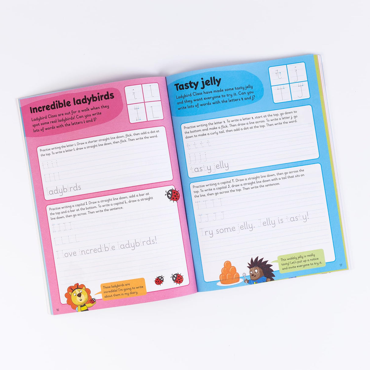 Key English Skills: A Learn With Ladybird 4 in 1 Activity Book – Handwriting Practice, First Spelling, First Punctuation & First Grammer - Practice Skills for School (5-7 Years) - Retail Maharaj