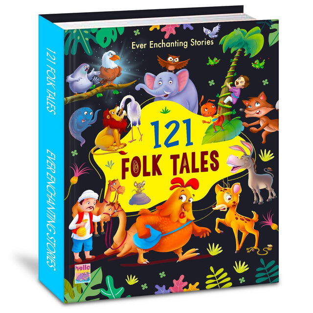 121 Folk Tales - Illustrated Story Books for Kids and Childrens - Bedtime Traditional Short Stories with Colourful Pictures in English | Hello Friend Books - Ages 3+ Years (121 Short Stories Book) - Retail Maharaj