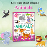Hello Friend Books Let's Learn Giant Board Book: Animals - Large Board Book with Beautifully Illustrated Images for Children to Learn - Retail Maharaj