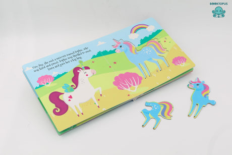 Booktopus Square Puzzle Board Book - Unicorn Friends Learning Puzzle with Easy Grip Pieces - Educational Toys for Kids 4+ Years - Motor Skil: Puzzle Book - Retail Maharaj