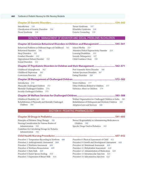 Textbook Of Pediatric Nursing For Bsc Nursing Students 3Ed (Pb 2025) - Retail Maharaj