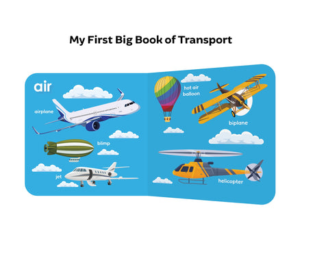 My First Big Book Boxset-Volume 1 (5 Books): A Pizza Box of 5 Large Font Illustrated Board Books on Alphabet, Numbers, Colors, Shapes & Transport | Vocabulary Builder for Preschool Kids, Toddlers I Perfect Gift Set I Ages 1+ [Select Learning] - Retail Maharaj
