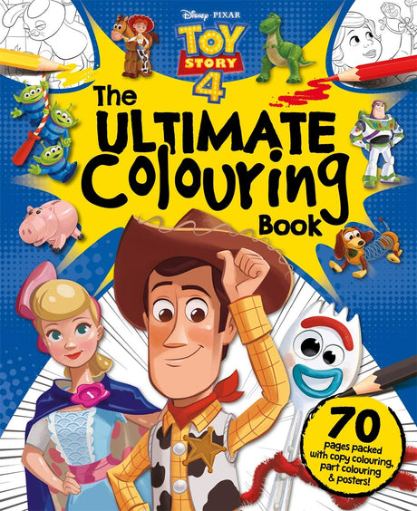 Disney Pixar Toy Story 4 The Ultimate Colouring Book (Mammoth Colouring) - Retail Maharaj