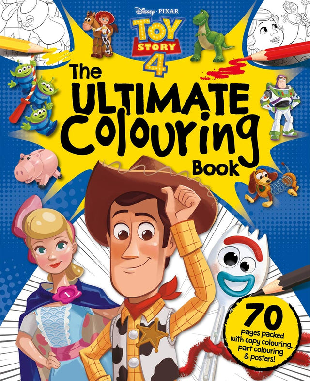 Disney Pixar Toy Story 4 The Ultimate Colouring Book (Mammoth Colouring) - Retail Maharaj