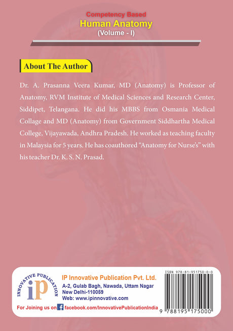 Human Anatomy Volume - I Competency Based - Retail Maharaj