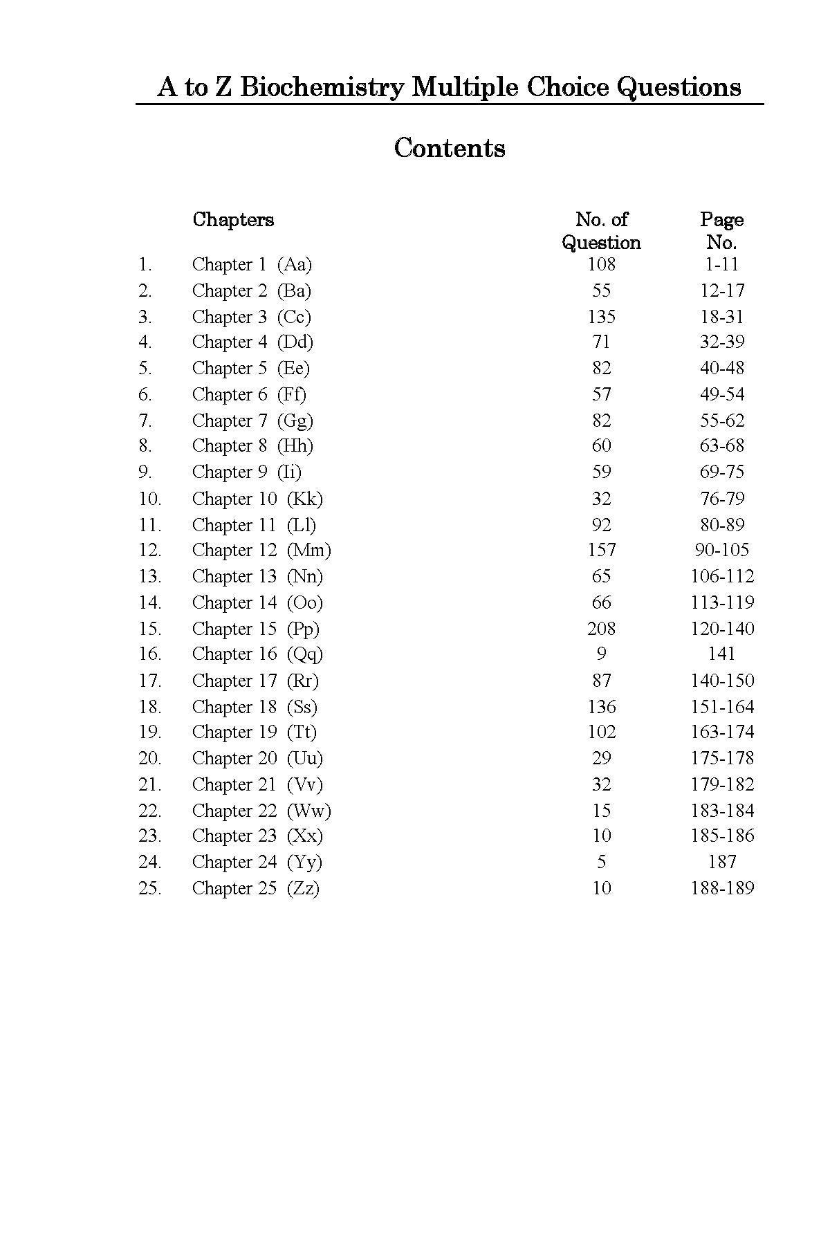 A to Z Biochemistry MCQ for All India Postgraduate Medical Entrance Examination - Retail Maharaj