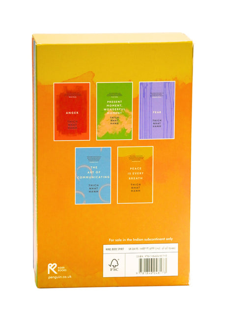 The Essential Thich Nhat Hanh Collection (Set of 5): Includes the Art of Communicating, Peace is Every Breath, & more | Mindfulness Books on Meditation, Inner Peace & Growth - Retail Maharaj