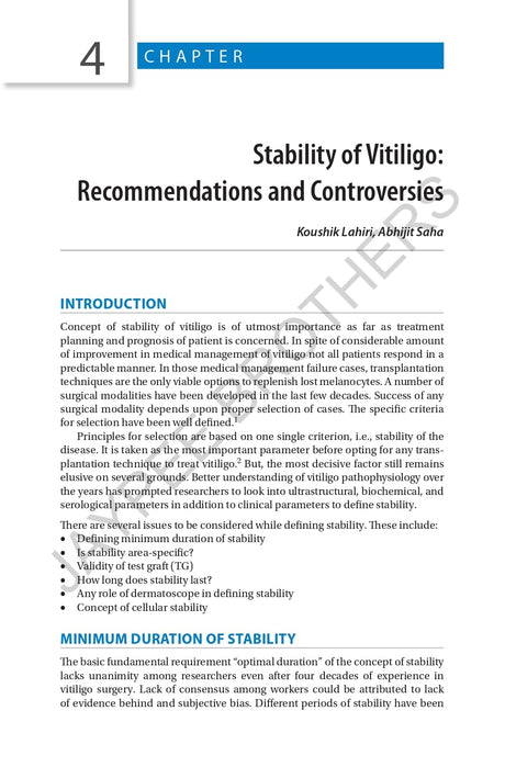 CLINICAL MANAGEMENT OF VITILIGO - Retail Maharaj