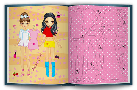 Fashion Coloring Book - 2 for Girls : Beauty Coloring Pages for Girls, Kids and Teens with Gorgeous Fun Fashion | Simple and Cute designs | Amazing ... Book for Girls | Great Gift for Girls - Retail Maharaj