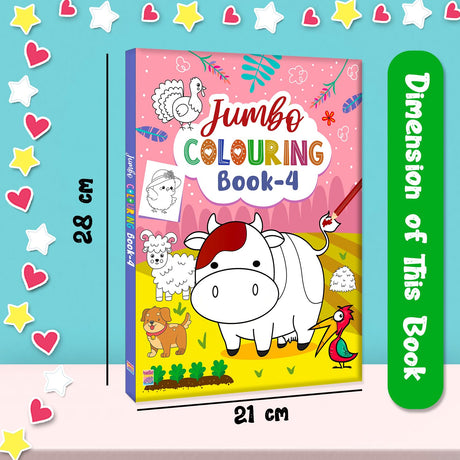 Jumbo Colouring Book 4 - Retail Maharaj