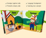 Vishv Books Cloth Book My Easy Book of In the Farms - Retail Maharaj