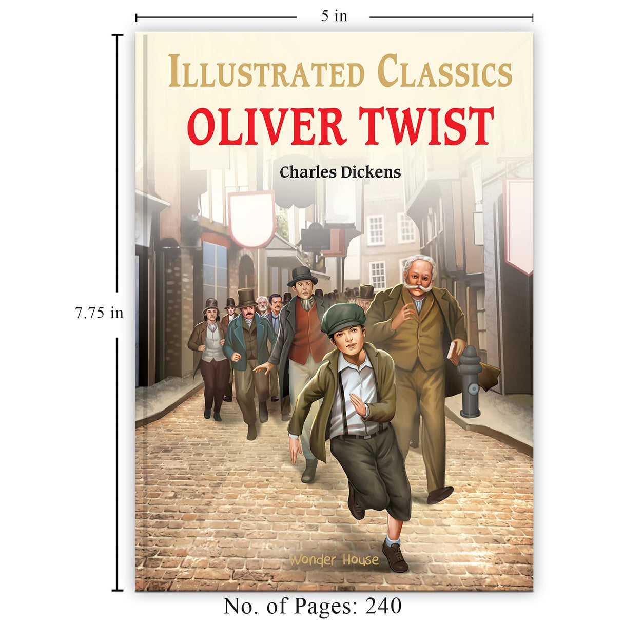 Oliver Twist : Illustrated Abridged Children Classics English Novel with Review Questions - Retail Maharaj