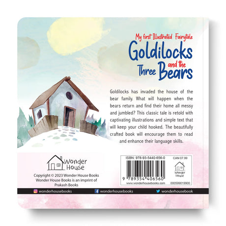 My first Illustrated Fairytale Board Book - Goldilocks and the Three Bears Board Book - Retail Maharaj