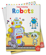 Little Artist Series Robots: Copy Colour Books - Retail Maharaj