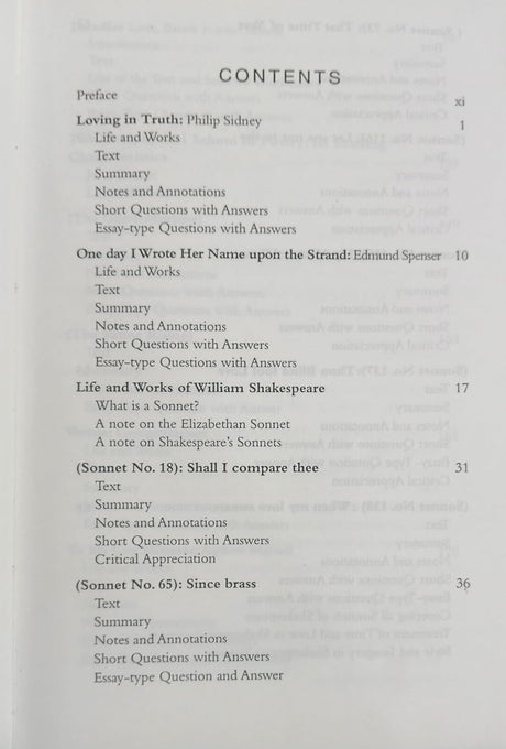 Studies in Select Poems (Elizabethan to Pre- Romantic) - Retail Maharaj