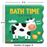 Baby's First Bath Time: Farm Friends - Retail Maharaj