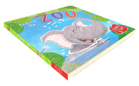 Slide And See - Explore The Zoo : Sliding Novelty Board Book For Kids - Retail Maharaj