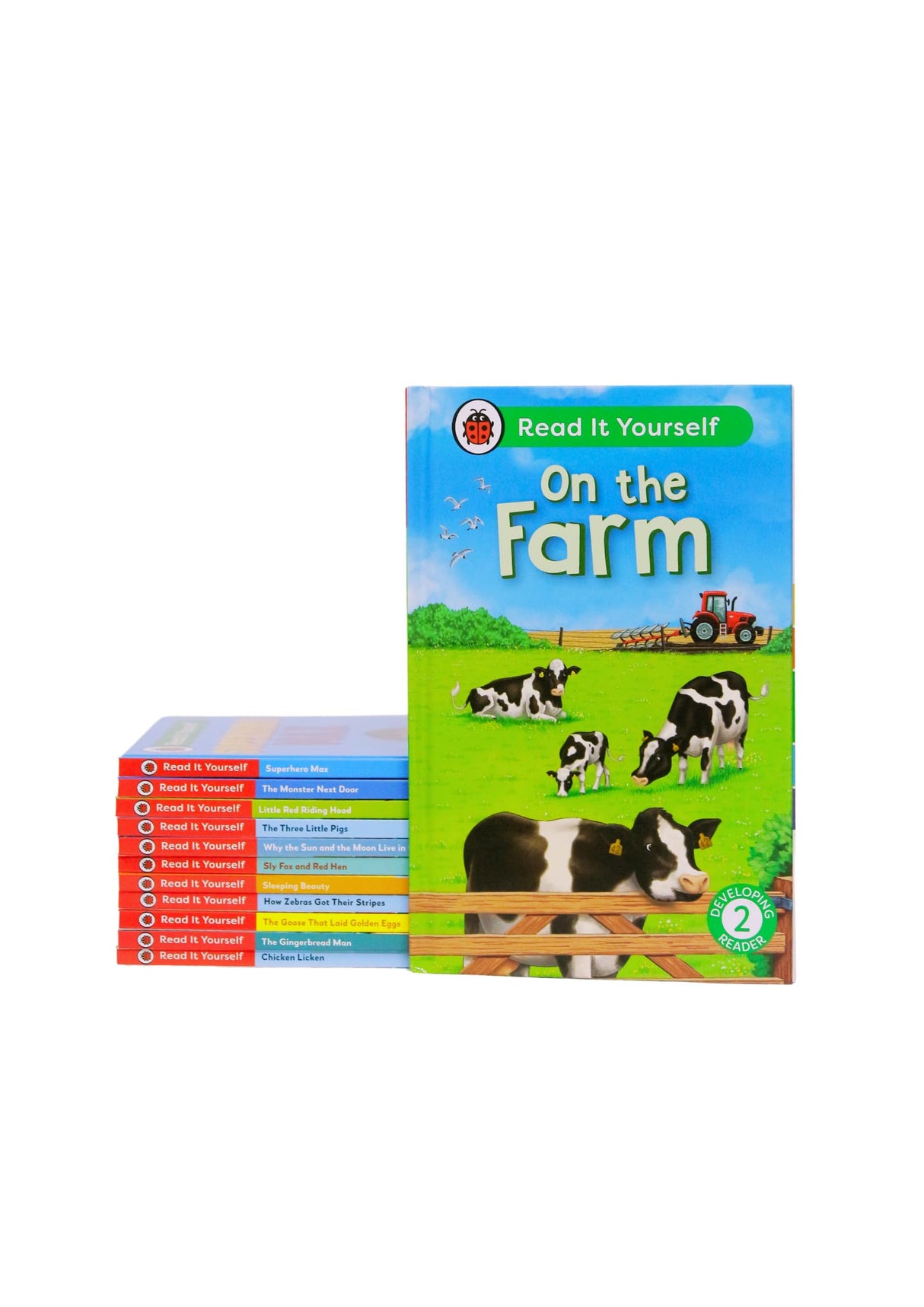 Read It Yourself with Ladybird: Developing Readers Level 2: 12 Books Collection Box Set (The Three Little Pigs, The Gingerbread Man, Little Red Riding Hood, Sleeping Beauty and More) - Retail Maharaj