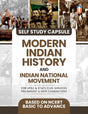 Modern Indian History and Indian National Movement Self Study Guide, UPSC & State Civil Services Exam Preparation, NCERT-Based - Retail Maharaj