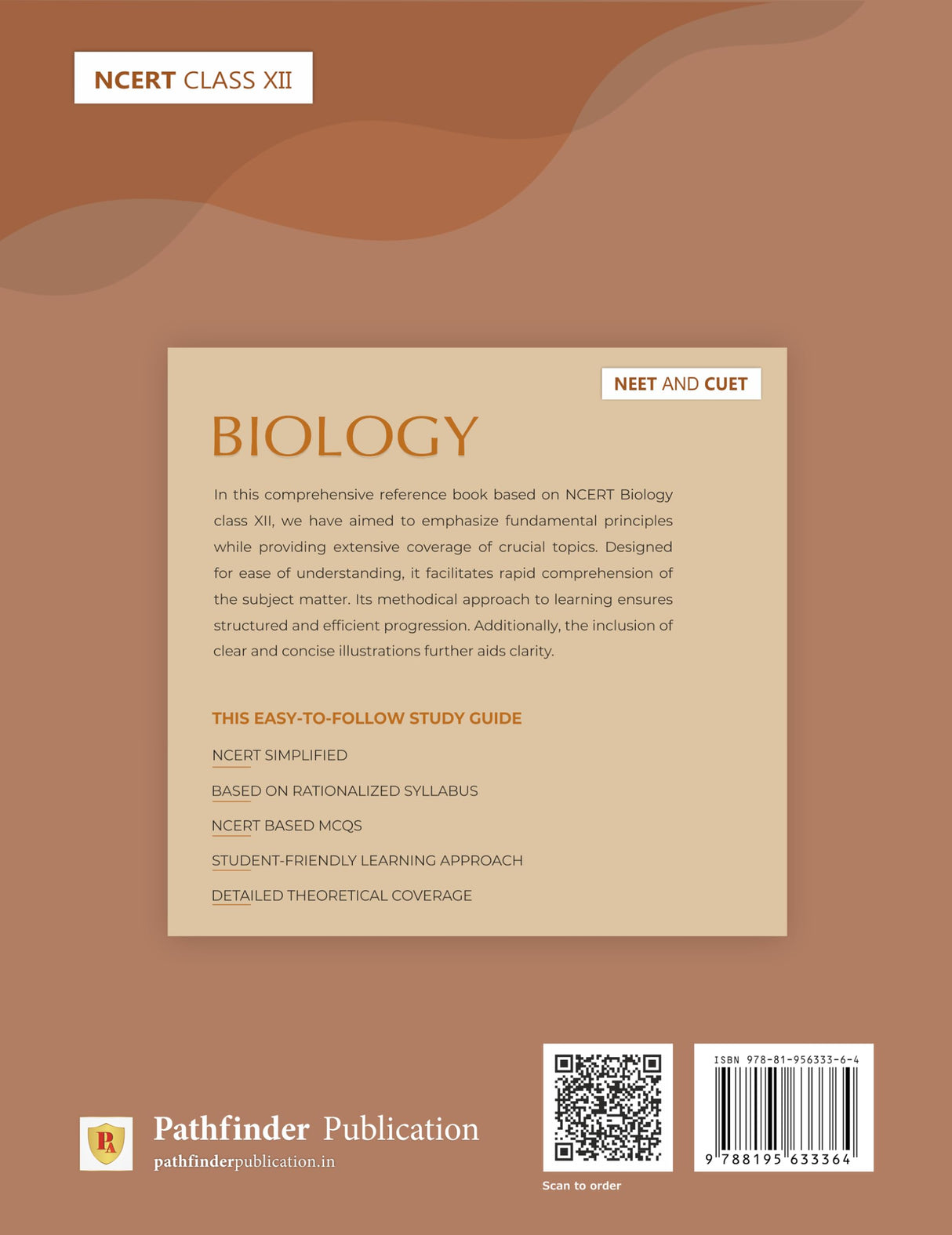 Pathfinder's NCERT Biology Book for Class 12: Comprehensive Guide for NEET, CUET (UG) Biology, and Class 12 Board | Latest NCERT Pattern, Simplified Language, Detailed Theory, and MCQs - Retail Maharaj