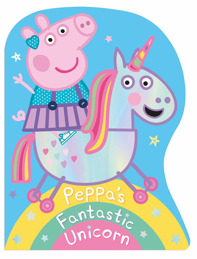Peppa Pig: Peppa's Fantastic Unicorn Shaped Board Book - Retail Maharaj