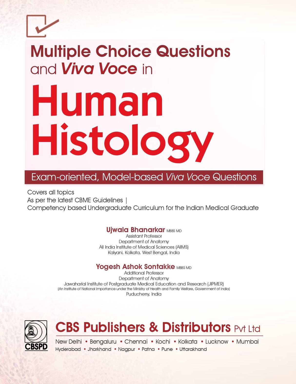 Multiple Choice Questions And Viva Voce In Human Histology (Pb 2024) - Retail Maharaj