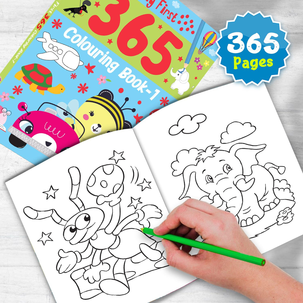 365 Colouring Book-1 - Retail Maharaj