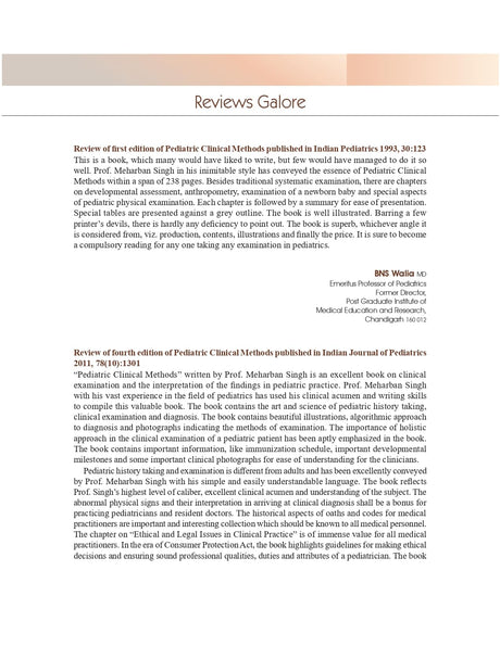 Pediatric Clinical Methods, 7/e | (PB - 2026) - Retail Maharaj