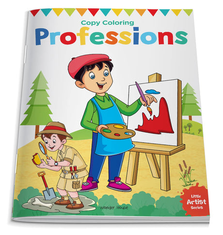 Little Artist Series Professions: Copy Colour Books - Retail Maharaj
