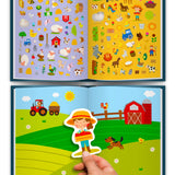 My First 500 Farm Animals Sticker Activity Book for Kids, Children and Toddlers – Fun Activity with Coloring – Ages 3+ Years - Retail Maharaj