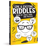Epic and Exciting Riddles Book of Jokes, Puns, and Puzzles - Retail Maharaj