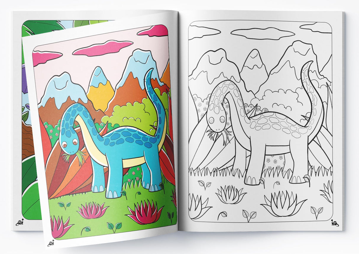 Little Dinosaur Copy Coloring Book For Kids - Retail Maharaj