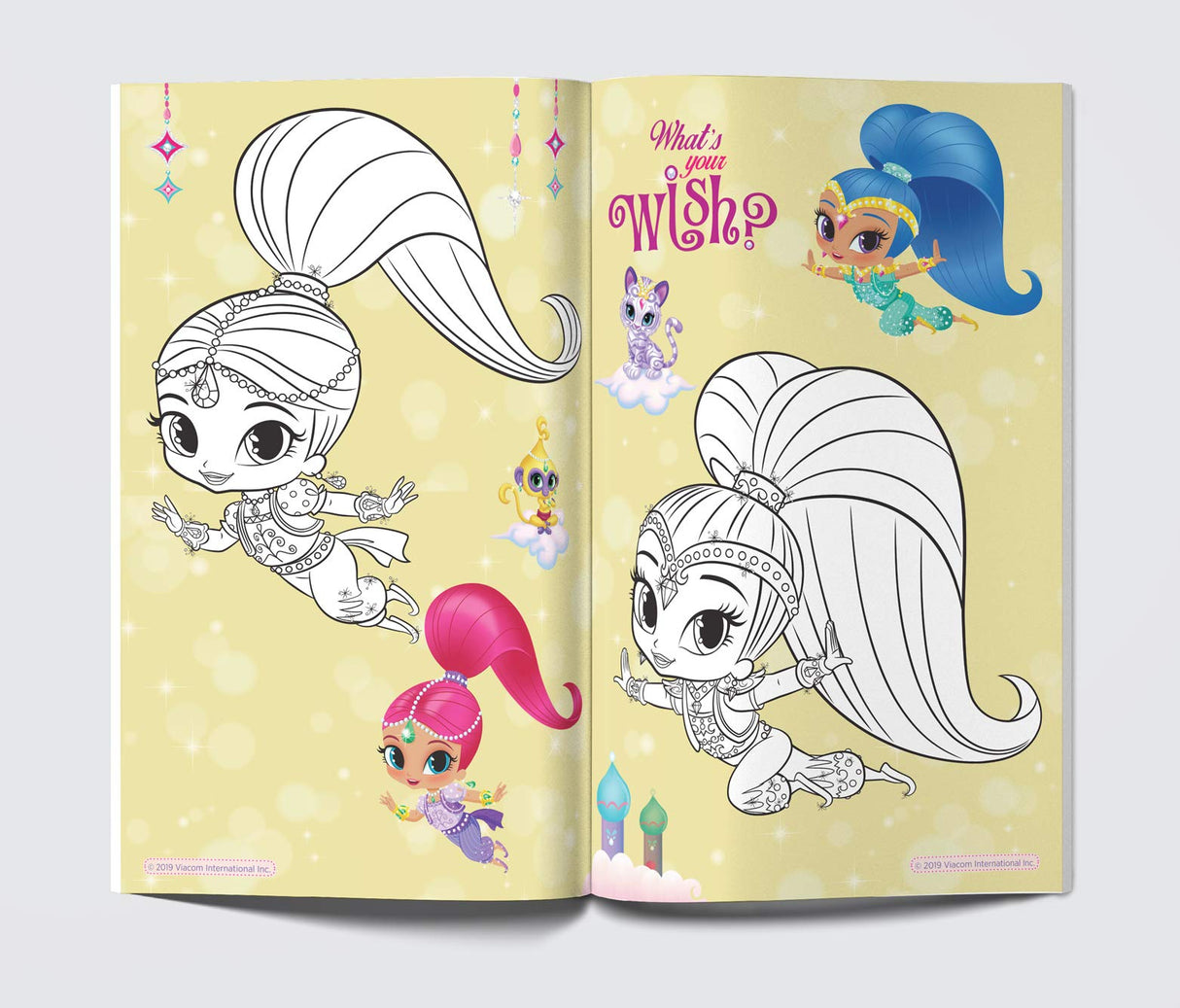 Magical Adventures: Giant Coloring Book for Kids (Shimmer & Shine) - Retail Maharaj