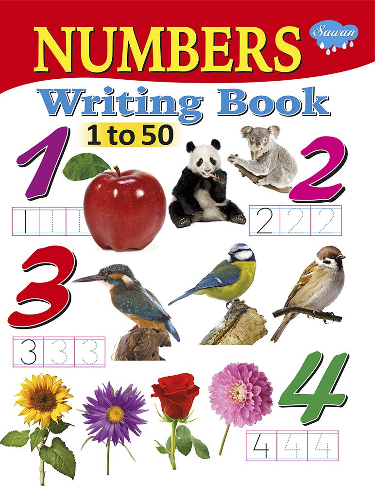 Number Writing Book (1 to 50) - Retail Maharaj