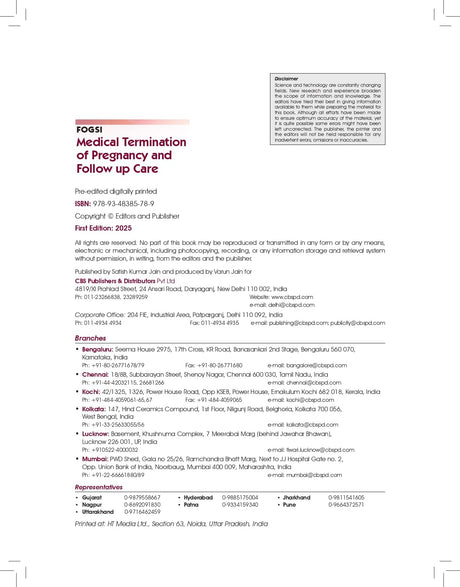 FOGSI | Medical Termination of Pregnancy and Follow Up Care -2025 - Retail Maharaj