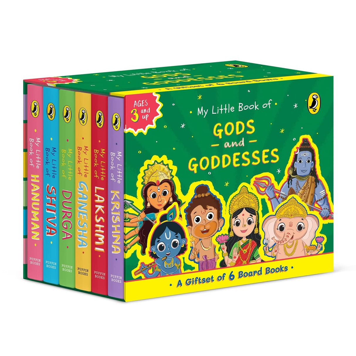 My Little Book of Gods and Goddesses: Illustrated board books on Hindu mythology: Krishna, Lakshmi, Ganesha, Shiva, Durga, Hanuman; for ages 3+ - Retail Maharaj