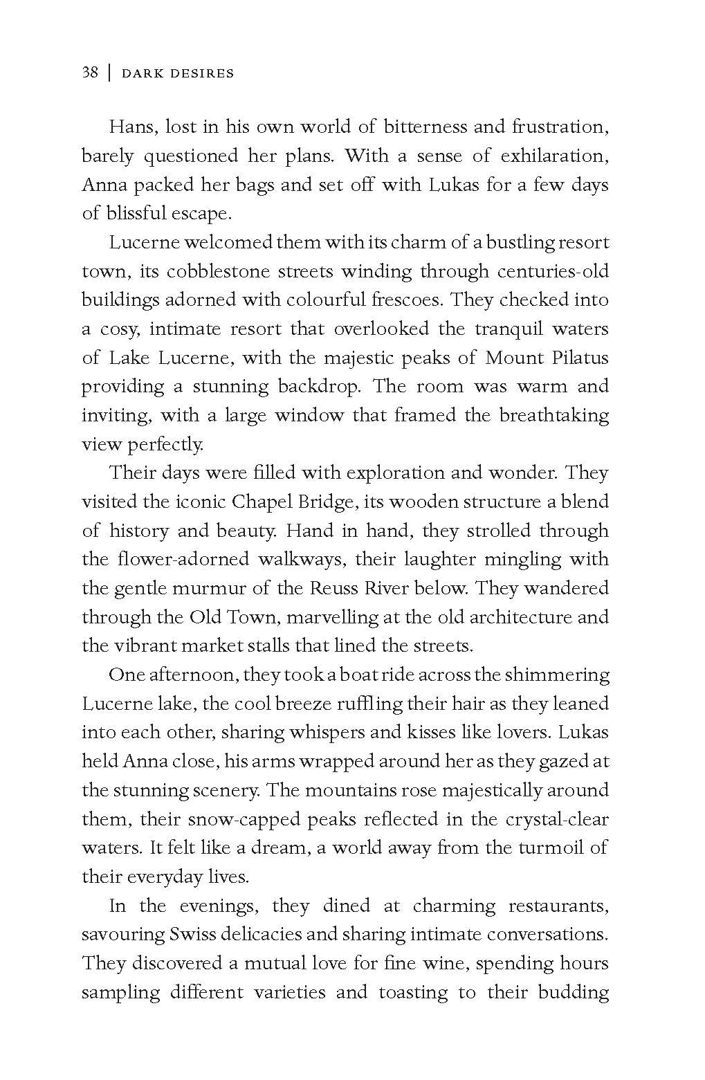 Dark Desires A Novel - The Swiss Obsession - Retail Maharaj