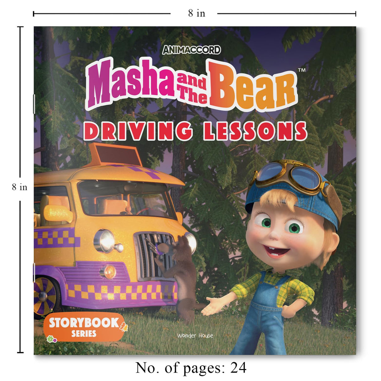 Masha and the Bear: Driving Lessons (Story Book) - Retail Maharaj