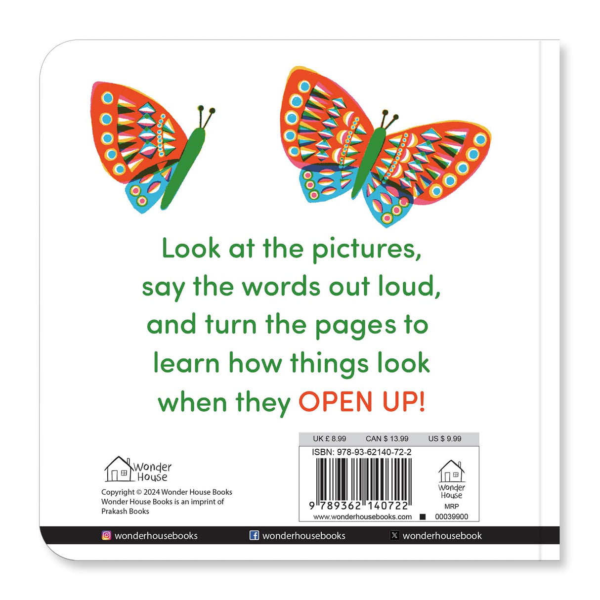 Open Up! Open Up! – A Fun and Interactive Board Book for Kids: Discover the Magic of Everyday Things as They Open | Lift-the-Flap Style Visual ... for Toddlers & Preschoolers | Ages 2–5 Years - Retail Maharaj